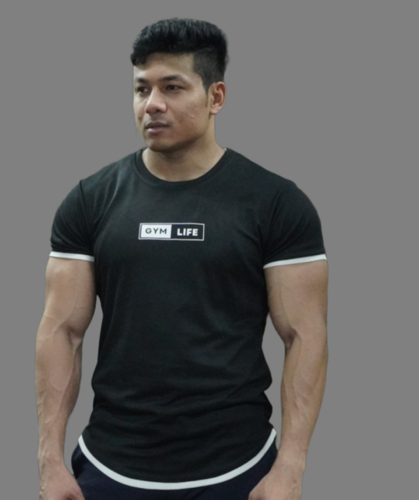 Gym Life Polyester Tshirt