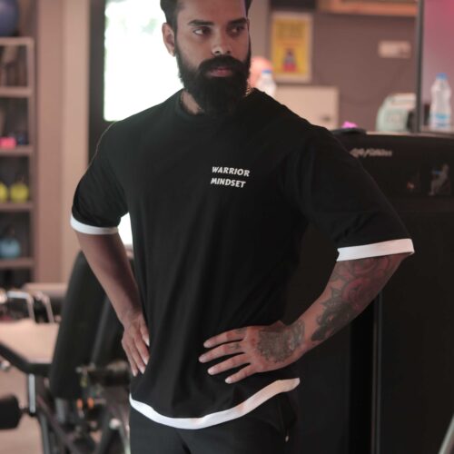 Warrior Print Cotton Oversize Tshirt