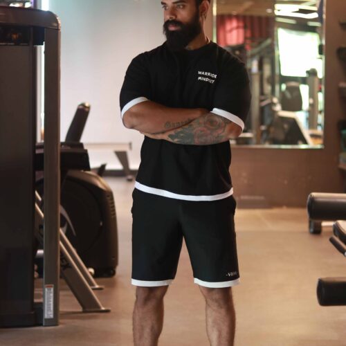 Warrior Print Cotton Oversize Tshirt