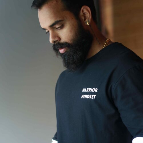 Warrior Print Cotton Oversize Tshirt